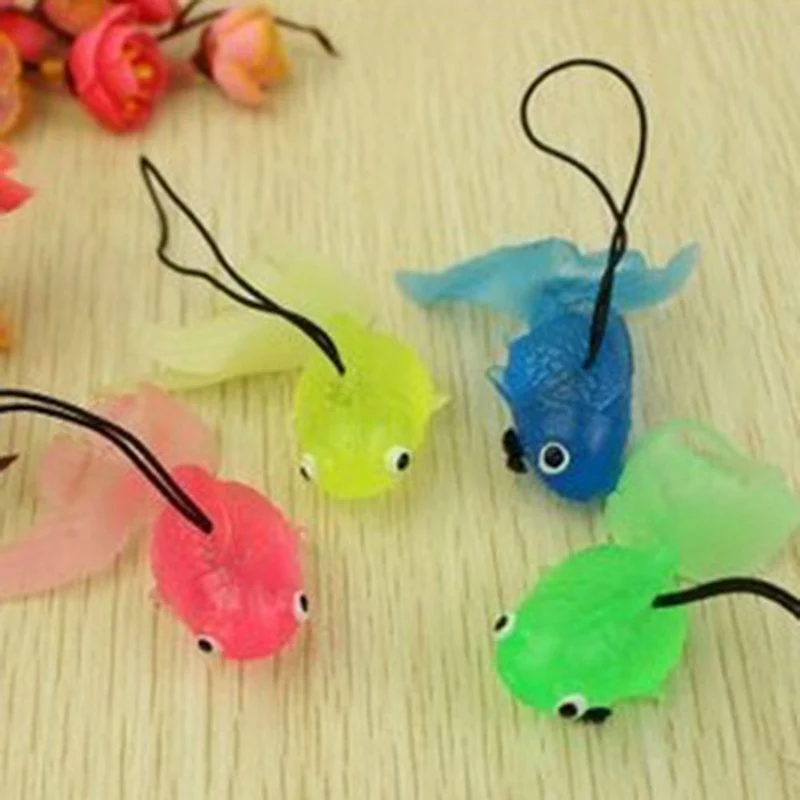 10pcs/lot Random Color Soft Rubber Gold Fish With Rope Small Goldfish Kids Toy Plastic Simulation Small Goldfish
10pcs/lot Random Color Soft Rubber Gold Fish With Rope Small Goldfish Kids Toy Plastic Simulation Small Goldfish