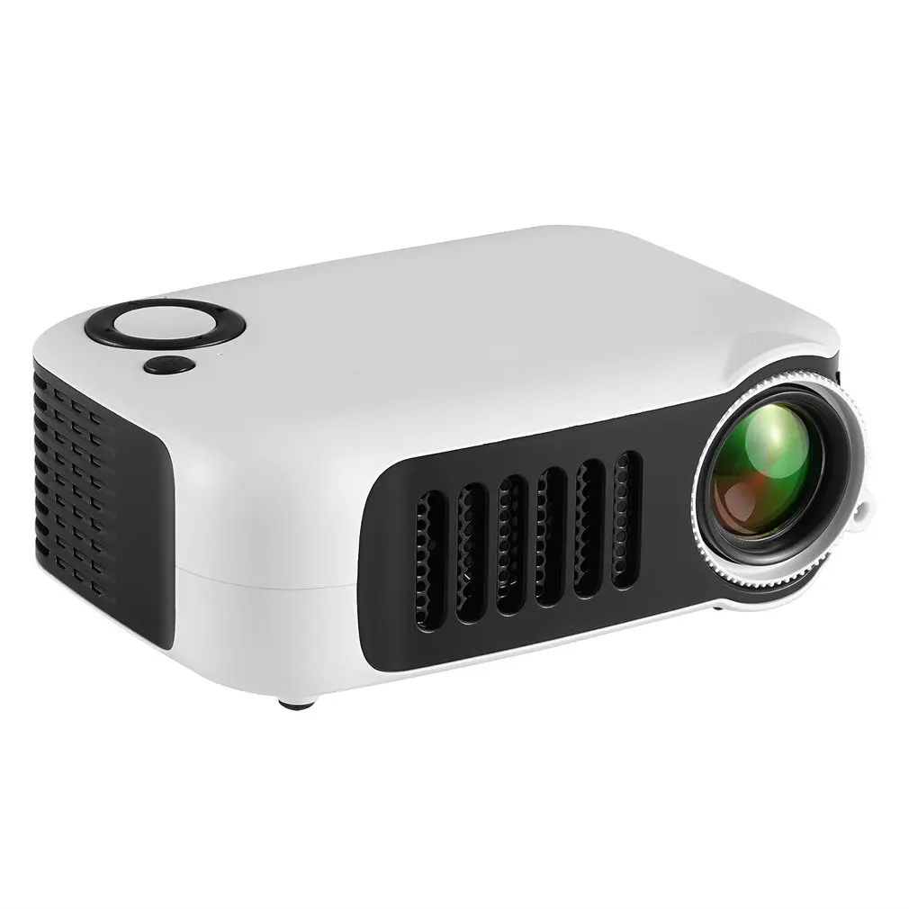 A2000 mini pico projector home 1080P HD projector HDMI USB multiple input methods