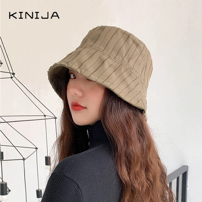women fisherman hat Spring summer small crowd design basin cap vertical stripe bucket cap Korean ins wind retro sun hat
women fisherman hat Spring summer small crowd design basin cap vertical stripe bucket cap Korean ins wind retro sun hat