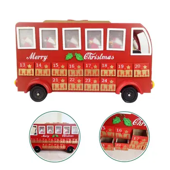 Wooden Christmas Advent Calendar Train Shaped Storage Box With Drawers Children's Candy Gift Calendar Christmas Decoration
Wooden Christmas Advent Calendar Train Shaped Storage Box With Drawers Children's Candy Gift Calendar Christmas Decoration