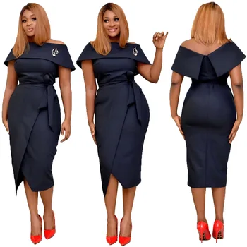 Women Plus Size Elegant OL Office Work Midi Dress Female Summer Short Sleeve Off Shoulder Strapless Sexy Bodycon Party Dresses
Women Plus Size Elegant OL Office Work Midi Dress Female Summer Short Sleeve Off Shoulder Strapless Sexy Bodycon Party Dresses