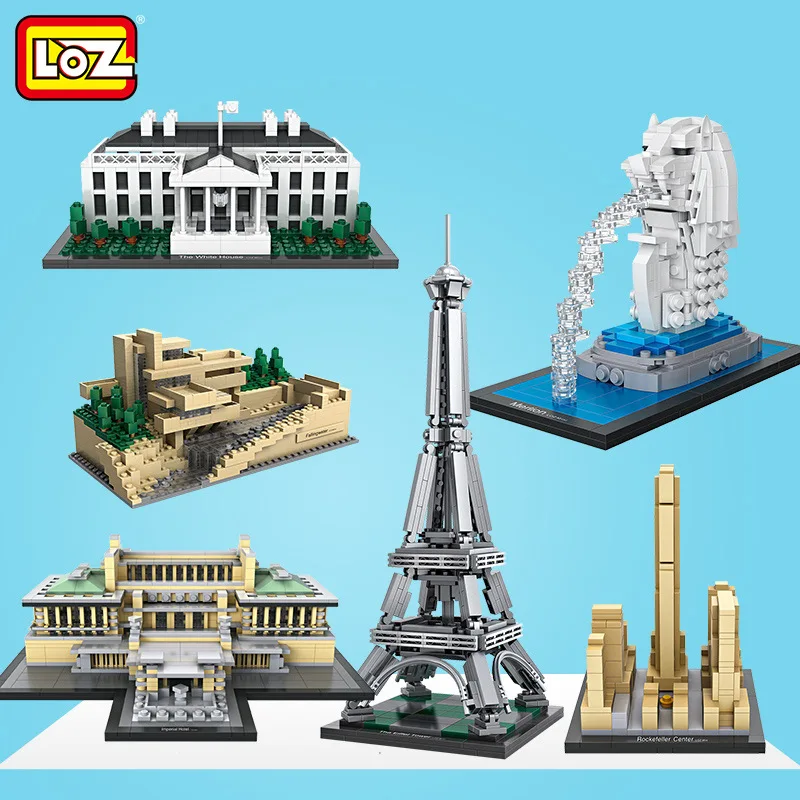 LOZ Small Particles Building Blocks Architecture Model Educational Assembled Children Plastic Toy 1001-
LOZ Small Particles Building Blocks Architecture Model Educational Assembled Children Plastic Toy 1001-