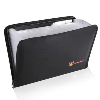 Fireproof Files Folder Accordion Document Bags 14.3x9.8 inch A4 Size 12 Pockets Non-Itchy Silicone Coated Fire Resistant Safe Mo
Fireproof Files Folder Accordion Document Bags 14.3x9.8 inch A4 Size 12 Pockets Non-Itchy Silicone Coated Fire Resistant Safe Mo