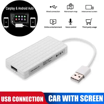 VEHEMO USB Smart Car Link Dongle for Android Car Navigation for Apple Carplay Module Auto Smart Phone USB Carplay Adapter
VEHEMO USB Smart Car Link Dongle for Android Car Navigation for Apple Carplay Module Auto Smart Phone USB Carplay Adapter