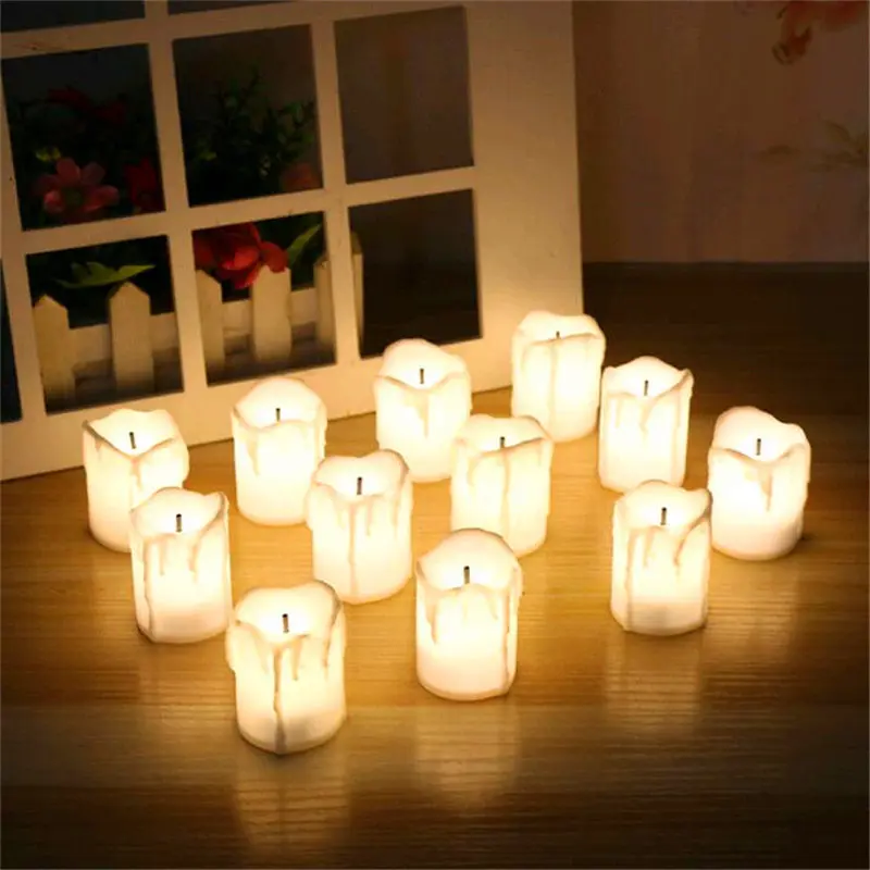 2PCs 3.6*5CM Simulated LED Candle Flameless Electronic Candle New Year Birthday Wedding Xmas Party DIY Decoration Home Decor
2PCs 3.6*5CM Simulated LED Candle Flameless Electronic Candle New Year Birthday Wedding Xmas Party DIY Decoration Home Decor