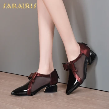 SaraIris 2020 New Brand Design Patent Leather Shoes Pointed Toe Low Heels Buttertfly-knot Zip Spring/Autumn Casual Shoes
SaraIris 2020 New Brand Design Patent Leather Shoes Pointed Toe Low Heels Buttertfly-knot Zip Spring/Autumn Casual Shoes