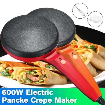 Household Non-Stick Crepe Maker Pan Electric Pancake Cake Machine Frying Griddle Portable Kitchen Baking Tools 220V 600W 4 type
Household Non-Stick Crepe Maker Pan Electric Pancake Cake Machine Frying Griddle Portable Kitchen Baking Tools 220V 600W 4 type