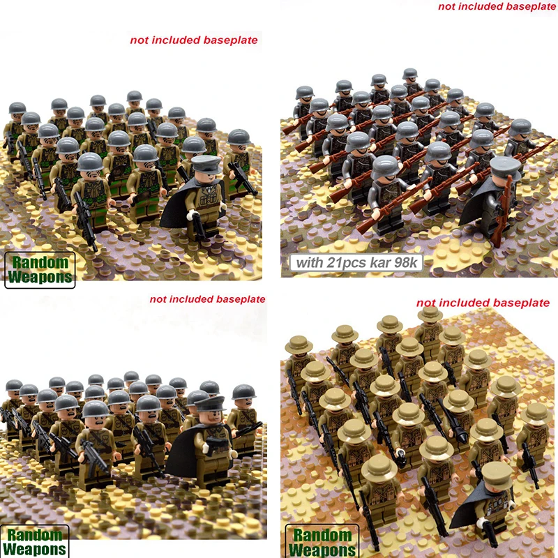 New Military Series Toys WW2 US Soldiers Compatible Legoingly Military Series Building Blocks Toys for Children Birthday Gift
New Military Series Toys WW2 US Soldiers Compatible Legoingly Military Series Building Blocks Toys for Children Birthday Gift