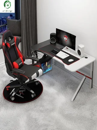 Gaming table and chair combination set desktop computer table home bedroom professional game table desk desk
Gaming table and chair combination set desktop computer table home bedroom professional game table desk desk