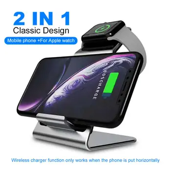 2 in 1 Wireless Charger Fast Charging Pad For Apple Watch iWatch iPhone X 8 XS 
2 in 1 Wireless Charger Fast Charging Pad For Apple Watch iWatch iPhone X 8 XS