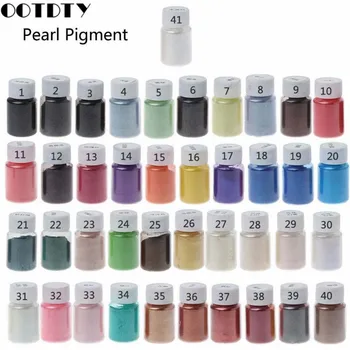 41 Colors Pearlescent Pigment Mica Powder Epoxy Resin Colorant Dye Pearl Pigment Resin Jewelry Making
41 Colors Pearlescent Pigment Mica Powder Epoxy Resin Colorant Dye Pearl Pigment Resin Jewelry Making