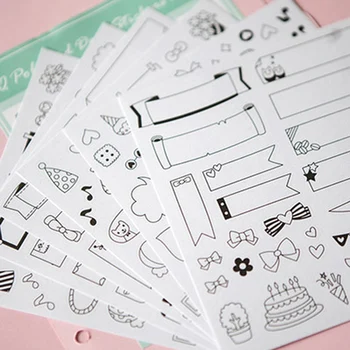 6 pcs/lot Calendar Paper Sticker Diy Scrapbooking Diary Sticker Kawaii New stationery
6 pcs/lot Calendar Paper Sticker Diy Scrapbooking Diary Sticker Kawaii New stationery