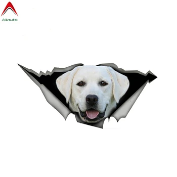 Aliauto White Labrador Car Stickers 3D Torn Metal PVC Decal Waterproof Automobiles Motorcycles Styling Cover Scratches,13cm*6cm
Aliauto White Labrador Car Stickers 3D Torn Metal PVC Decal Waterproof Automobiles Motorcycles Styling Cover Scratches,13cm*6cm