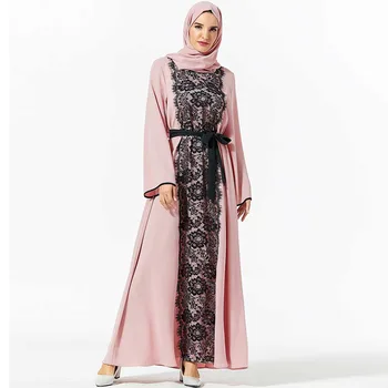 Women Dress Lace Stitching Muslim Long Arabian Minimalist Maxi Dresses Designer Elegant Party Robes Plus Size 4XL Without turban
Women Dress Lace Stitching Muslim Long Arabian Minimalist Maxi Dresses Designer Elegant Party Robes Plus Size 4XL Without turban