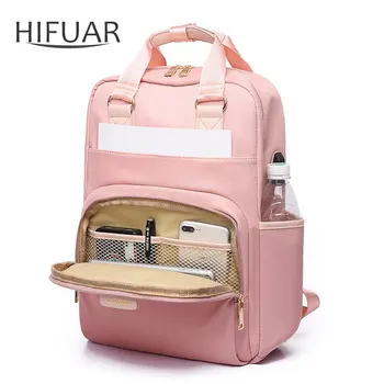 Women Laptop Backpack Inches Waterproof Bagpack School Bags Shoulders USB Charge Pink Backpack for Teenager Girls13.3 14 15.6
Women Laptop Backpack Inches Waterproof Bagpack School Bags Shoulders USB Charge Pink Backpack for Teenager Girls13.3 14 15.6