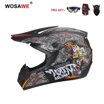 WOSAWE Full Face Motorcycle Helmet Dirt Bike Racing Motocross Downhill Helmets Adult Off Road Head Protection
WOSAWE Full Face Motorcycle Helmet Dirt Bike Racing Motocross Downhill Helmets Adult Off Road Head Protection