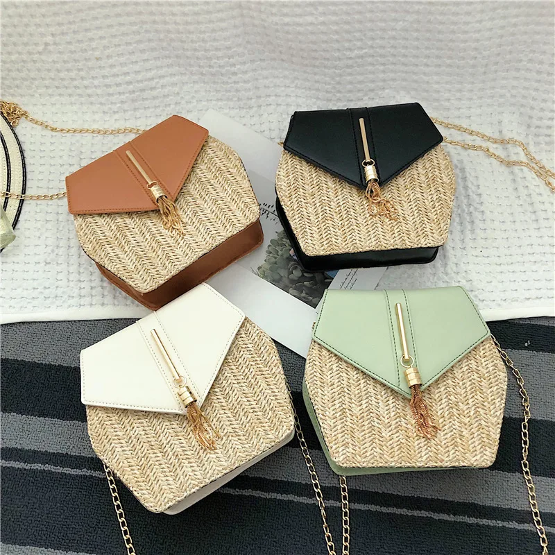 2019 New Trend Korean Personality Summer Chain Woven Shoulder Bag Fashionable Western Wild Cross Bag
2019 New Trend Korean Personality Summer Chain Woven Shoulder Bag Fashionable Western Wild Cross Bag