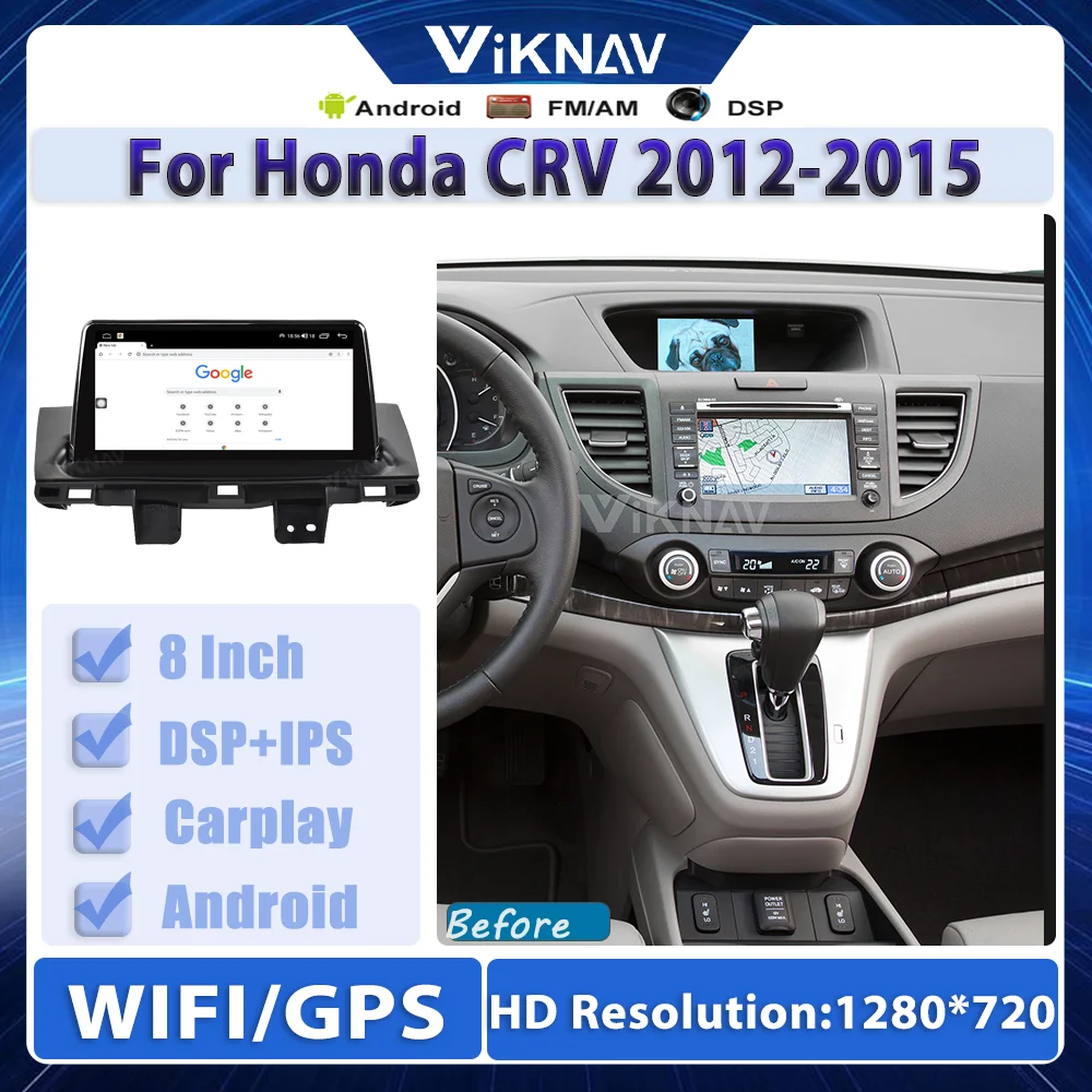 Android car radio 2din for Honda CRV 2012-2015 multimedia car DVD player Stereo receiver GPS navigator Head Unit
Android car radio 2din for Honda CRV 2012-2015 multimedia car DVD player Stereo receiver GPS navigator Head Unit