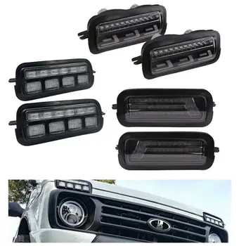 For Lada Niva 4X4 1995- LED tail lights with running turn signal PMMA / ABS plastic function accessories car styling tuning
For Lada Niva 4X4 1995- LED tail lights with running turn signal PMMA / ABS plastic function accessories car styling tuning