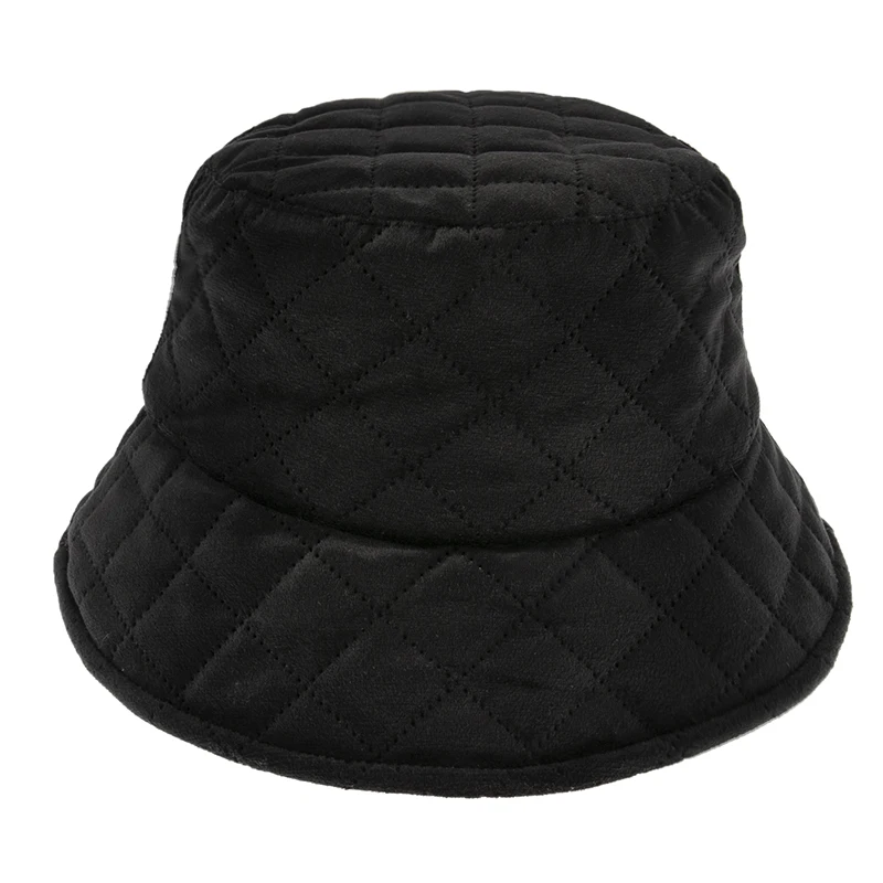Fashion New Black Warm Casquette Panama Outdoor Fishing Cap Velvet