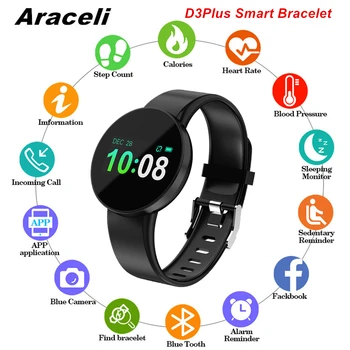D3Plus Smart Bracelet Men Women Heart Rate Sleep Monitor Bluetooth Color Screen SmartBracelet Sport Watch D3Plus Smart Bracelet
D3Plus Smart Bracelet Men Women Heart Rate Sleep Monitor Bluetooth Color Screen SmartBracelet Sport Watch D3Plus Smart Bracelet