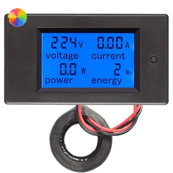 Digital LCD Current Voltage Active Power Energy Detection Tester, Multi-functional Voltmeter With Inductor (AC80-260V 100A) XBFF
Digital LCD Current Voltage Active Power Energy Detection Tester, Multi-functional Voltmeter With Inductor (AC80-260V 100A) XBFF
