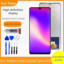 Ensemble écran tactile LCD avec châssis, pièce de rechange originale pour Xiaomi Redmi Note 7 Redmi Note 7 Pro=