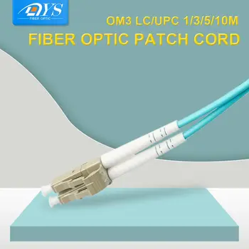 10pcs OM3 LC/UPC-LC/UPC Fiber Optic Patch Cord Multimode Duplex 2.0mm 3.0mm Fiber Optical Jumper Patch Cord 1/3/5/10M
10pcs OM3 LC/UPC-LC/UPC Fiber Optic Patch Cord Multimode Duplex 2.0mm 3.0mm Fiber Optical Jumper Patch Cord 1/3/5/10M