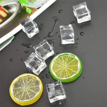 50Pcs 20mm Cube Square Shape Ice Artificial Acrylic Ice Cubes Crystal Clear Photography Props Kitchen Decor
50Pcs 20mm Cube Square Shape Ice Artificial Acrylic Ice Cubes Crystal Clear Photography Props Kitchen Decor