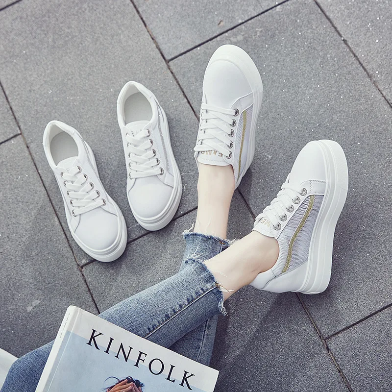 2018 Summer New Style Elevator WOMEN'S Casual Shoes Korean-style Trend Mesh Breathable Thick Bottomed Students White Shoes Women
2018 Summer New Style Elevator WOMEN'S Casual Shoes Korean-style Trend Mesh Breathable Thick Bottomed Students White Shoes Women