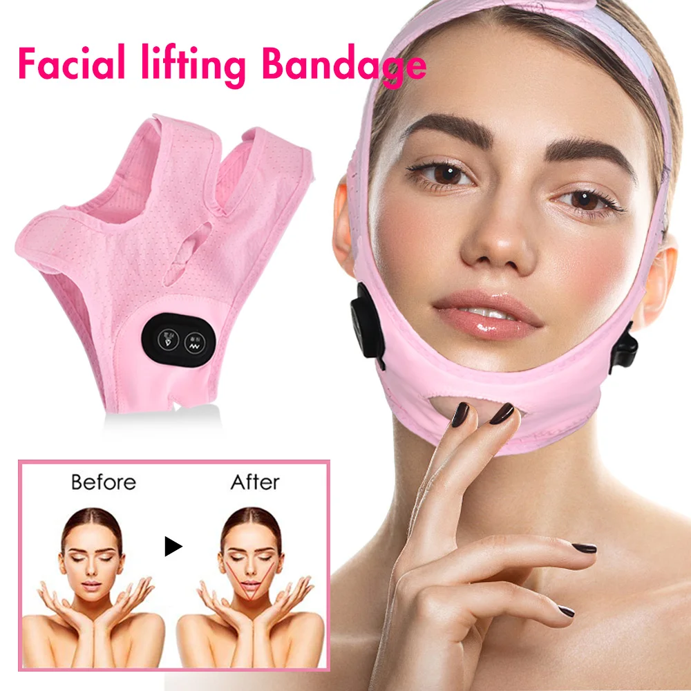 Micro Current Therapy Face Slimming Reduce Double Chin V-Face Vibration Massager Facial Lifting Device V-Line lifting Tool
Micro Current Therapy Face Slimming Reduce Double Chin V-Face Vibration Massager Facial Lifting Device V-Line lifting Tool