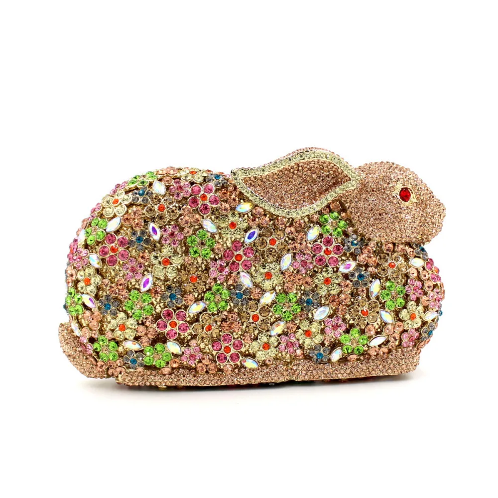 Bl029 Rabbit Modeling shui zuan bao with Holes Metal Crystal Evening Bag Handmade Diamond Set WOMEN'S Handbag
Bl029 Rabbit Modeling shui zuan bao with Holes Metal Crystal Evening Bag Handmade Diamond Set WOMEN'S Handbag