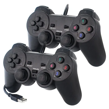 USB Gamepad Wire Joypad Game Controller Retro Joystick for Raspberry Pi 4 Model B Retroflag NESPI PC MEGAPi SUPERPi
USB Gamepad Wire Joypad Game Controller Retro Joystick for Raspberry Pi 4 Model B Retroflag NESPI PC MEGAPi SUPERPi