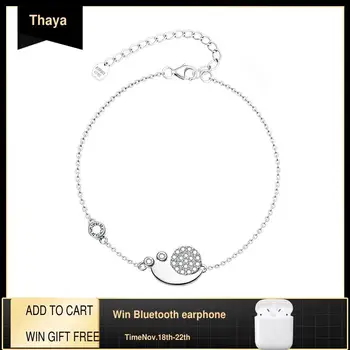 Thaya Original Design 925 Silver Snails Bracelet Silver Color 19cm Handmade Bracelet Chain Elegant For Women Fine Jewelry Gift
Thaya Original Design 925 Silver Snails Bracelet Silver Color 19cm Handmade Bracelet Chain Elegant For Women Fine Jewelry Gift