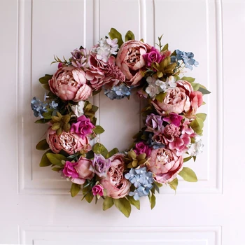 Large 16” Peonies Wreath Front Door Wreath - Handcrafted Wreath for Home Decor 67JB
Large 16” Peonies Wreath Front Door Wreath - Handcrafted Wreath for Home Decor 67JB