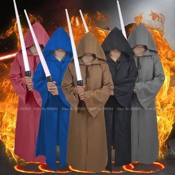 Halloween Star Wars Black Warrior Cloak Jedi Warrior Party Cosplay Costume Carnival Vampire Devil Demon Cos Cloak Long Robe Cape 
Halloween Star Wars Black Warrior Cloak Jedi Warrior Party Cosplay Costume Carnival Vampire Devil Demon Cos Cloak Long Robe Cape