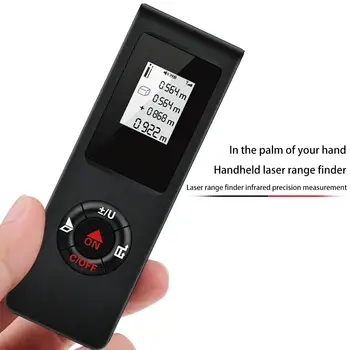 40M Smart Digital Laser Distance Meter Range Portable USB Charging Rangefinder Mini Handheld Distance Measuring Meter
40M Smart Digital Laser Distance Meter Range Portable USB Charging Rangefinder Mini Handheld Distance Measuring Meter