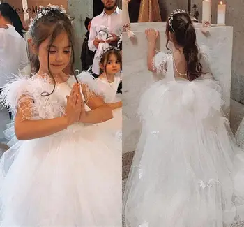 Beaded Crystals Tulle Girls Pageant Dresses Floral Appliques Flower Girls Dresses For Kids Birthday Gown
Beaded Crystals Tulle Girls Pageant Dresses Floral Appliques Flower Girls Dresses For Kids Birthday Gown