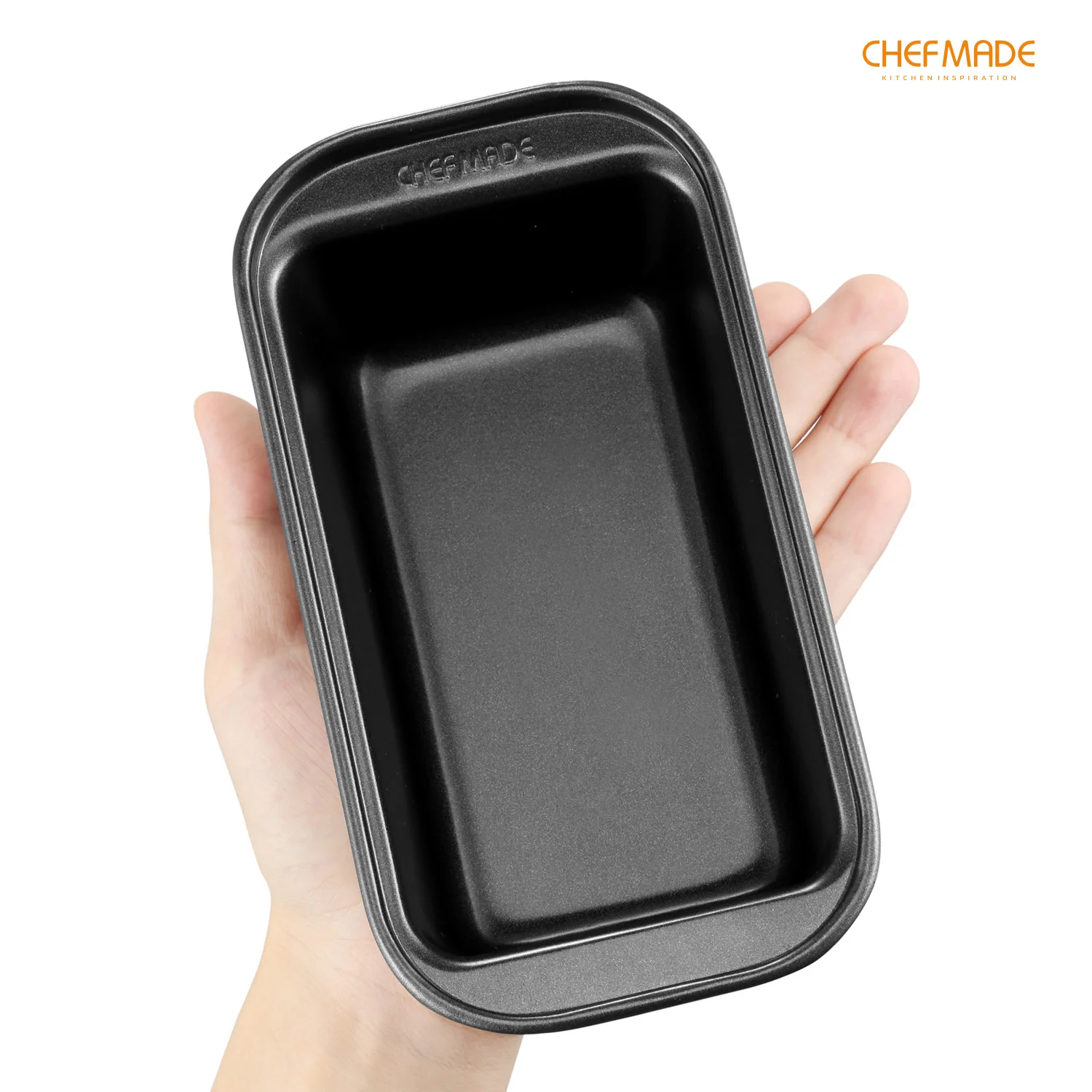 CHEFMADE Loaf Pan,6-Inch Non-Stick Bread and Meat Bakeware,FDA Approved for Oven Baking
CHEFMADE Loaf Pan,6-Inch Non-Stick Bread and Meat Bakeware,FDA Approved for Oven Baking