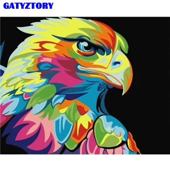 GATYZTORY Frame Paints By Numbers Coloring Eagle Animals Pictures Oil Painting By Numbers Set Gift Canvas Wall Set
GATYZTORY Frame Paints By Numbers Coloring Eagle Animals Pictures Oil Painting By Numbers Set Gift Canvas Wall Set