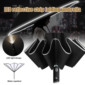 3 Fold Reverse Automatic Rain Umbrella Car Clear Umbrella Rain Women Parasol Umbrella FPing
3 Fold Reverse Automatic Rain Umbrella Car Clear Umbrella Rain Women Parasol Umbrella FPing