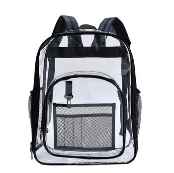 Clear Backpack Transparent School Bag PVC Casual Daypack Travel Lightweight Bookbag See-Through for Students/Boys / Girls
Clear Backpack Transparent School Bag PVC Casual Daypack Travel Lightweight Bookbag See-Through for Students/Boys / Girls