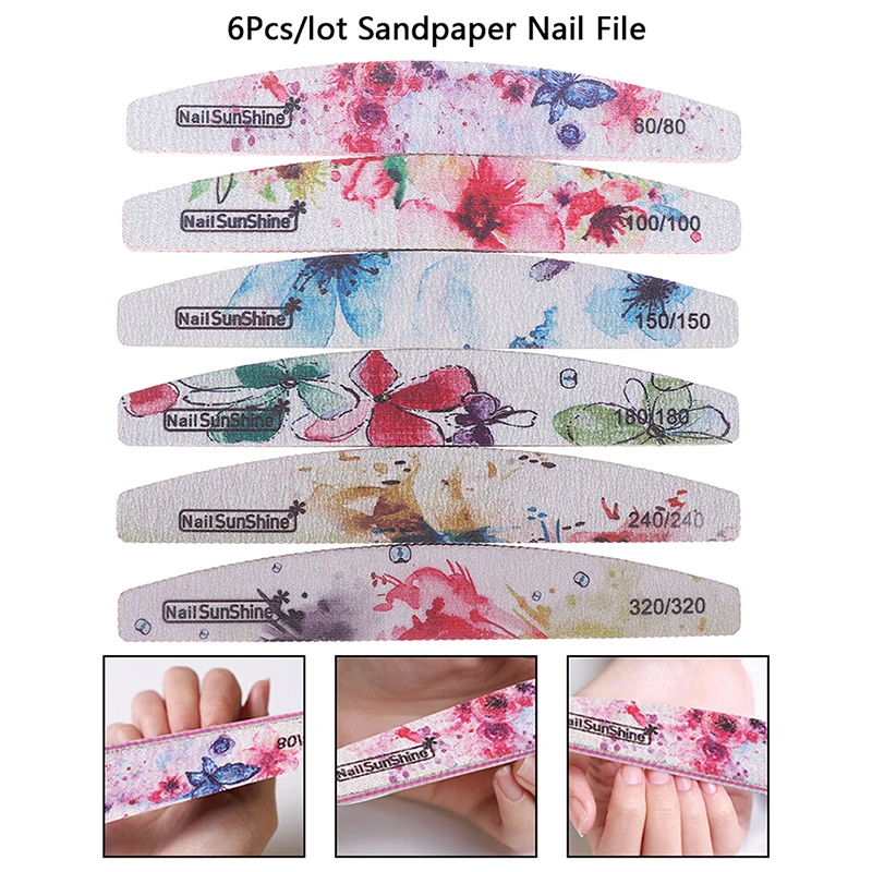 Nail Files Pedicure Tool For Gel Polish 6Pcs/set Sandpaper Nail File Sanding Buffer Block Washable Double Sided Flower
Nail Files Pedicure Tool For Gel Polish 6Pcs/set Sandpaper Nail File Sanding Buffer Block Washable Double Sided Flower