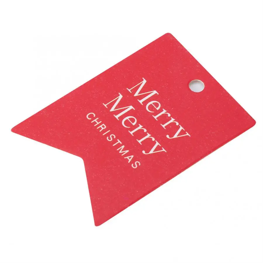 christmas tag 100 pcs home pendant merry xmas card gift tags