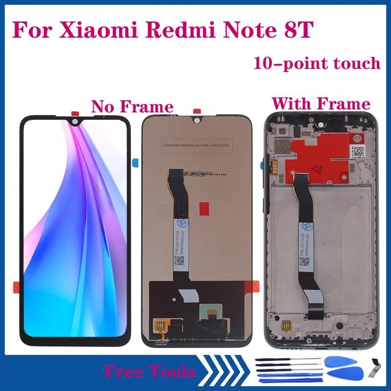 6.3" Original LCD For Xiaomi Redmi Note 8T LCD Display Touch Screen Replacement For Redmi note 8T LCD Repair kit with frame
6.3" Original LCD For Xiaomi Redmi Note 8T LCD Display Touch Screen Replacement For Redmi note 8T LCD Repair kit with frame