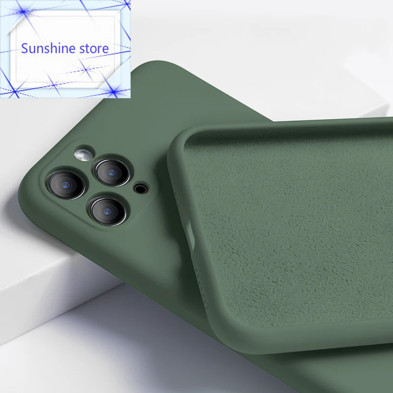 For iPhone 11 Case Liquid Silicone Matte Soft Cover For Apple iPhone 11 Pro Max SE Flexible Shockproof Phone Case Midnight Green
For iPhone 11 Case Liquid Silicone Matte Soft Cover For Apple iPhone 11 Pro Max SE Flexible Shockproof Phone Case Midnight Green