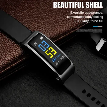 2 In 1 Smart Bracelet with Bluetooth Earphone Heart Rate Monitor Sports Watch JHP-Best
2 In 1 Smart Bracelet with Bluetooth Earphone Heart Rate Monitor Sports Watch JHP-Best