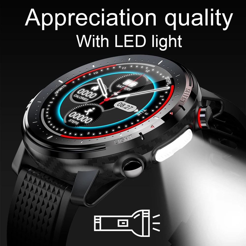 Smart Watch LED light sport SmartWatch HD IPS Screen full Round Heart Rate Monitor IP68 Waterproof weather Smartwatch for men
Smart Watch LED light sport SmartWatch HD IPS Screen full Round Heart Rate Monitor IP68 Waterproof weather Smartwatch for men