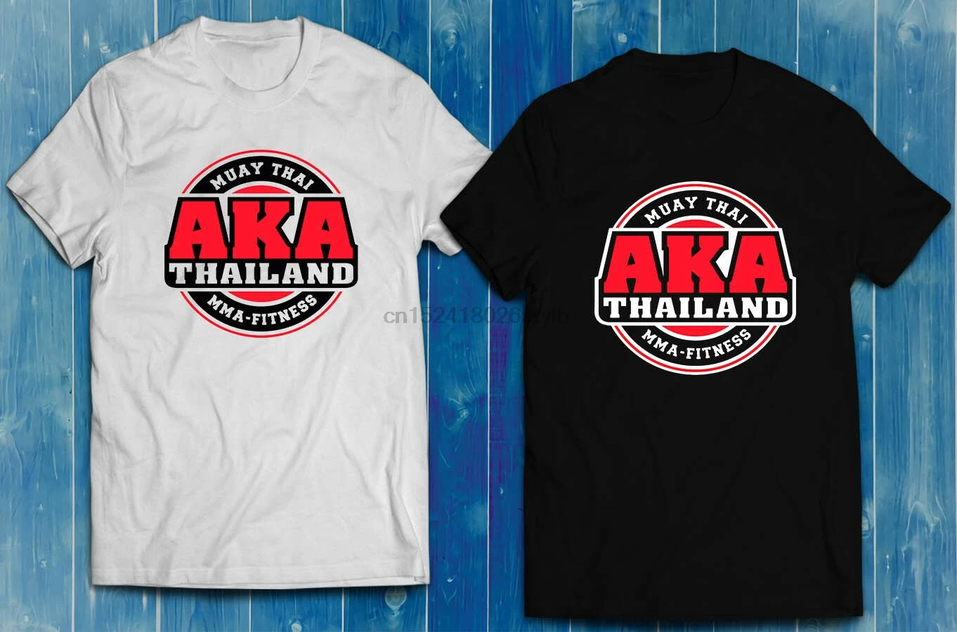 Известная как таиландский зал логотип Muay Thai черная белая мужская футболка S-2XL |
