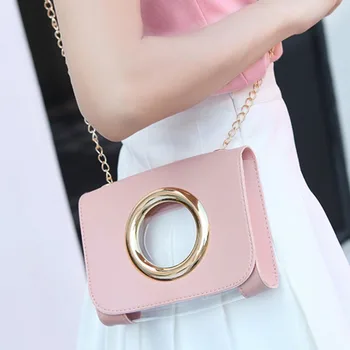 Women Solid Decoration Large Circle Purse Korean New Change Packet Cover Type Oblique Chain Small Square PU Bag 2020 Summer New
Women Solid Decoration Large Circle Purse Korean New Change Packet Cover Type Oblique Chain Small Square PU Bag 2020 Summer New